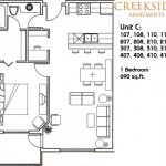 Creekside Apartments Floor Plans