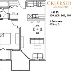 Creekside Apartments Floor Plans