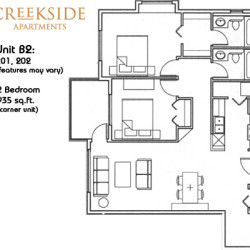 Creekside Apartments Floor Plans