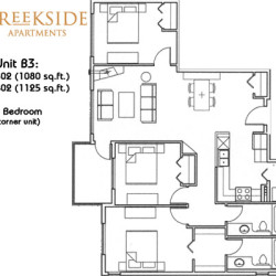 Creekside Apartments Floor Plans