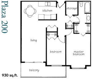 Plaza 200 Apartment Floor Plans