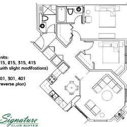 Signature Club Suites Floor Plans