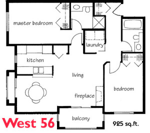 West 56 Suites Floor Plans