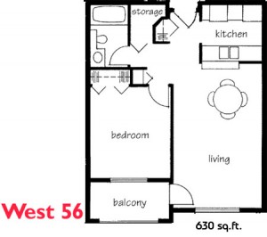 West 56 Suites Floor Plans